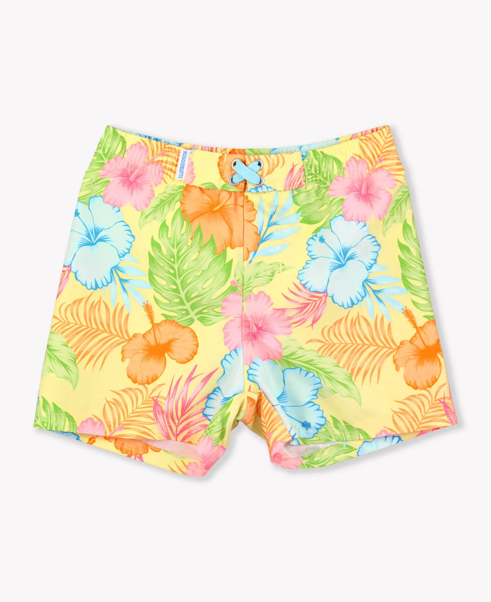 Ruffle Butts/Rugged Butts Happy Hula Swim Trunks