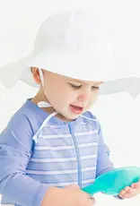Ruffle Butts/Rugged Butts White Sun Protective Hat