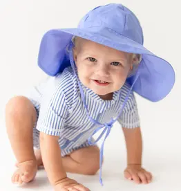 Ruffle Butts/Rugged Butts Periwinkle Blue Sun Protective Hat