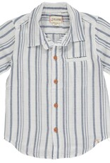 Me & Henry Newport Blue/White Stripes Woven Shirt