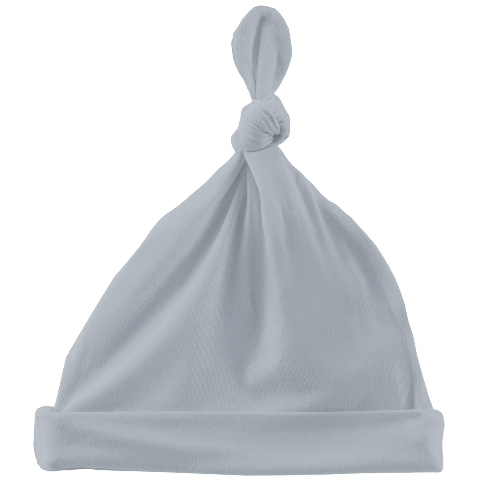 Kickee Pants Knot Hat Pearl Blue Preemie Hat