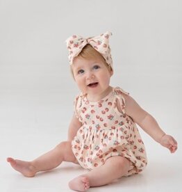 Mabel and Honey | Isobella and Chloe Strawberry Sweetheart Romper
