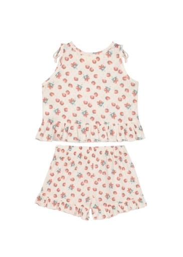 Mabel and Honey | Isobella and Chloe Strawberry Sweetheart 2PC Set