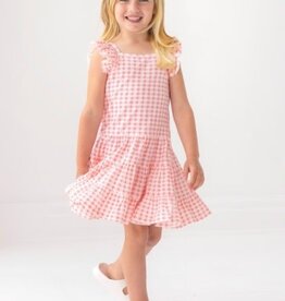 Mabel and Honey | Isobella and Chloe Waffle Berry Dress