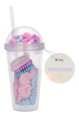 iscream Latte Coil and Fleece Scrunchie Set