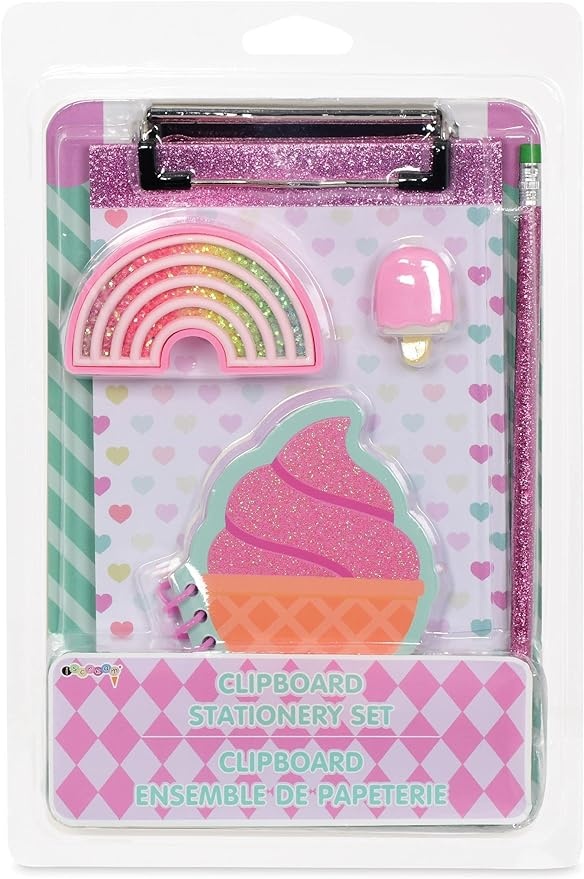 iscream Ice Cream Clipboard Stationery Set