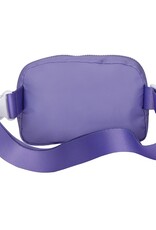iscream Lavender Nylon Belt Bag