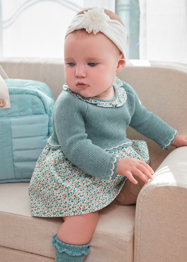 Mayoral blue dress sale