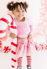 Sweet Wink Merry and Bright Patch Christmas Sweatshirt Pink