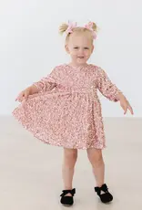 Mila & Rose Rose Gold Velvet Sequin Dress