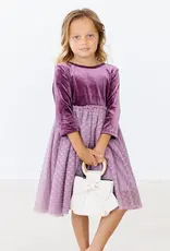 Mila & Rose Amethyst Velvet Tutu Dress