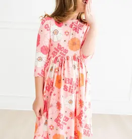 Mila & Rose Big Sis Floral Twirl Dress