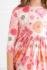 Mila & Rose Big Sis Floral Twirl Dress