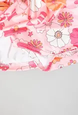 Mila & Rose Lil Sis Floral 3/4 Twirl Bodysuit