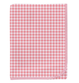 Kickee Pants Print Swaddling Blanket Cake Pop Gingham