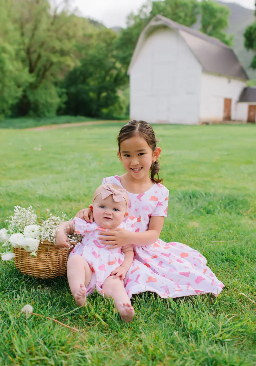 Ollie Jay Emmy Baby Romper in Cowgirl
