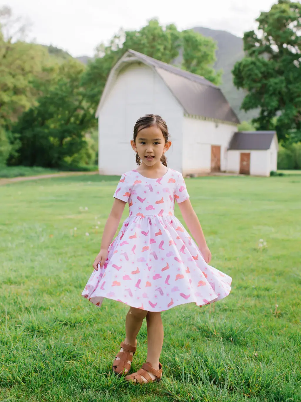 Ollie Jay Classic Twirl Dress in Cowgirl