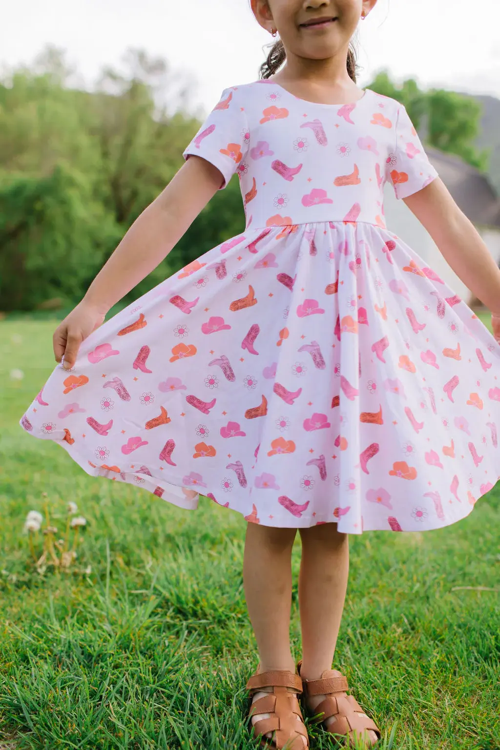 Ollie Jay Classic Twirl Dress in Cowgirl