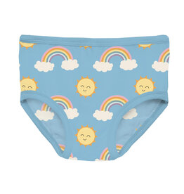 Kickee Pants Print Girl's Underwear Sunshine and Rainbows