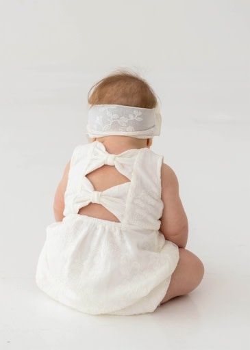 Mabel and Honey | Isobella and Chloe Cotton Cloud Romper