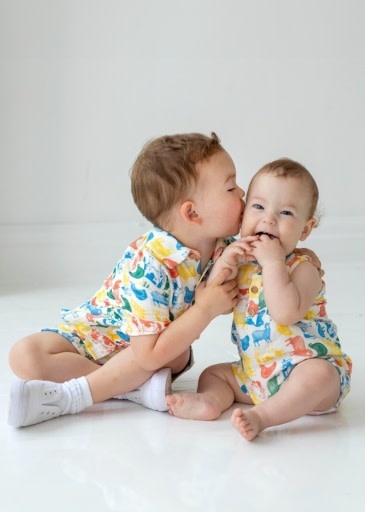 Mabel and Honey | Isobella and Chloe Barnyard Babe Romper