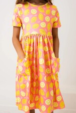 Mila & Rose Lemon Squeezy SS Pocket Twirl Dress