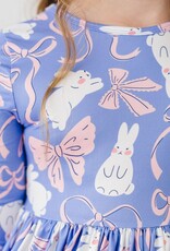 Mila & Rose Hop, Skip, & Twirl 3/4 Sleeve Pocket Twirl Dress
