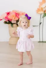 Mila & Rose Baby Bunnies 3/4 Sleeve Flutter Twirl Bodysuit