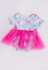 Mila & Rose Take Me Out to the Bow Game Tutu Bodysuit