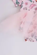 Mila & Rose Cactus Cowgirl Tutu Bodysuit