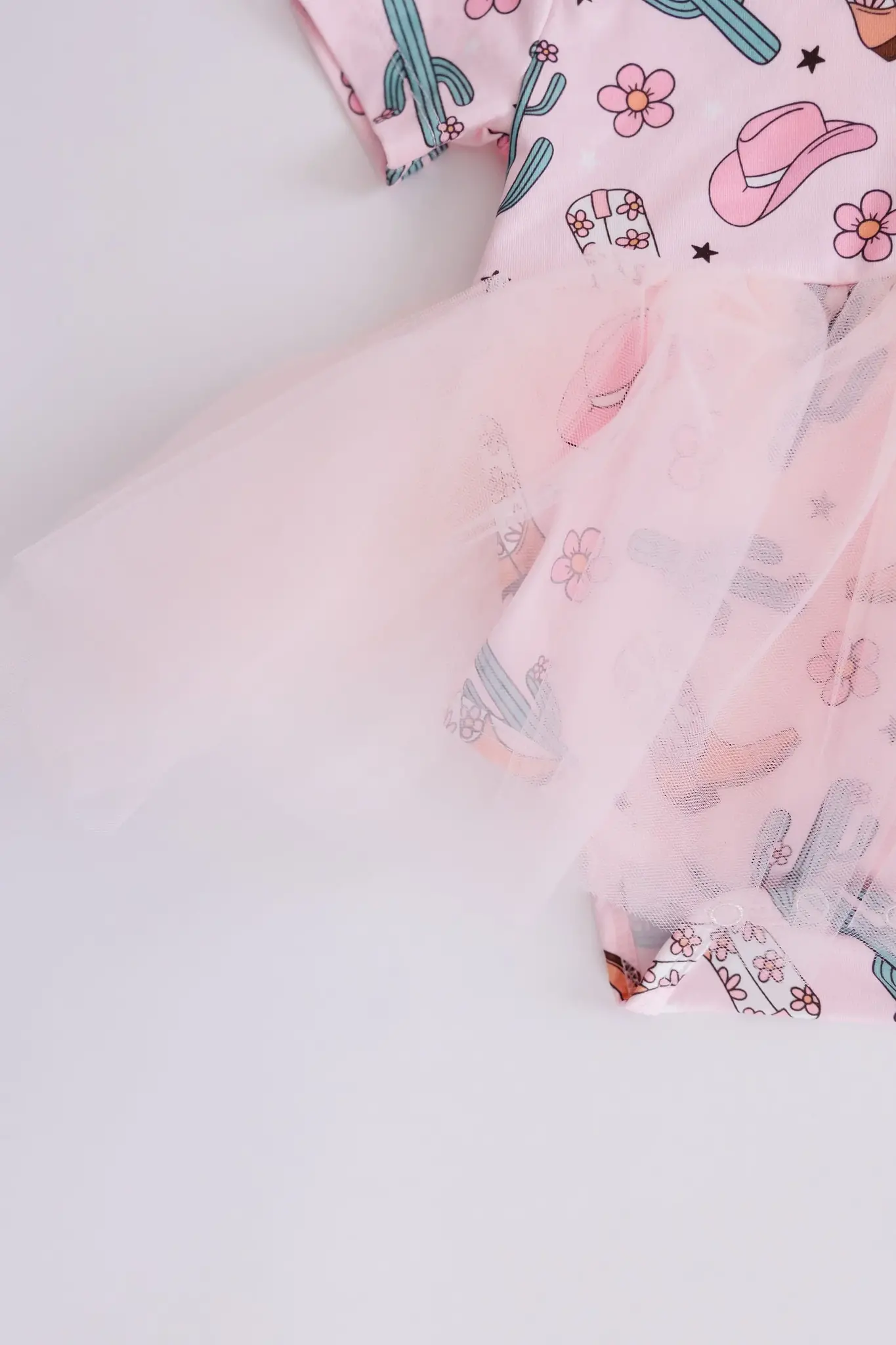 Mila & Rose Cactus Cowgirl Tutu Bodysuit