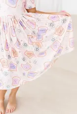 Mila & Rose Peanut Butter Jelly Time S/S Pocket Twirl Dress