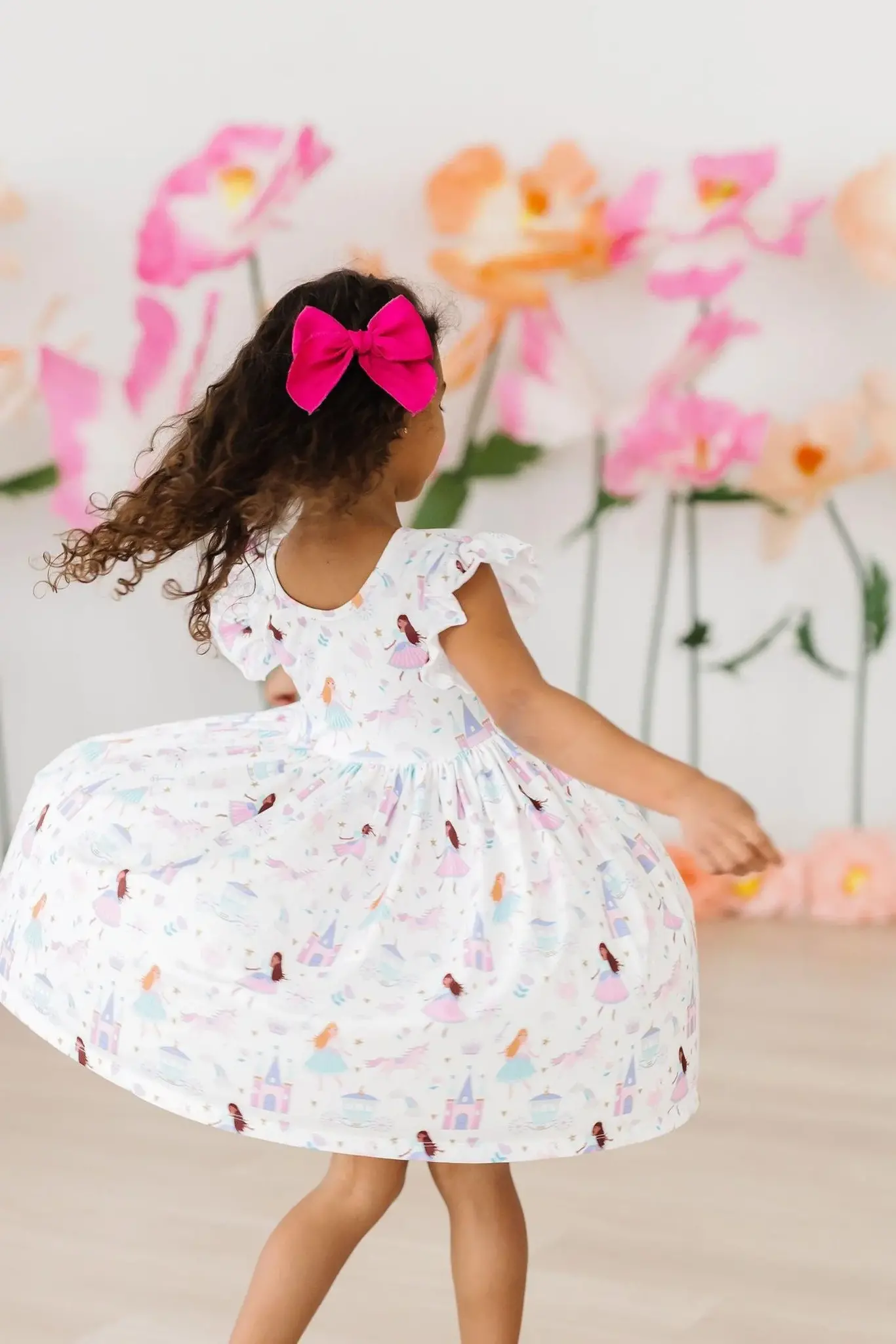 Mila & Rose Fairy Princess Flutter Sleeve Twirl Dress