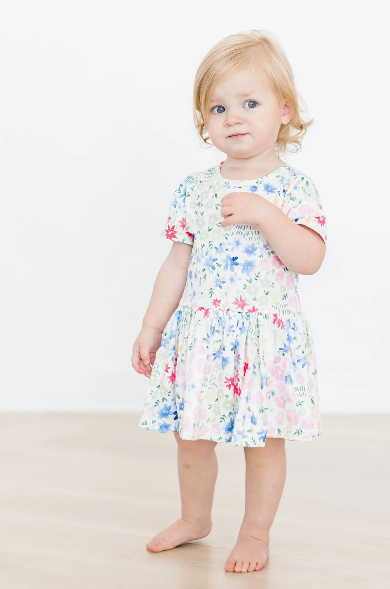 Mila & Rose Sunshine Meadows SS Twirl Bodysuit
