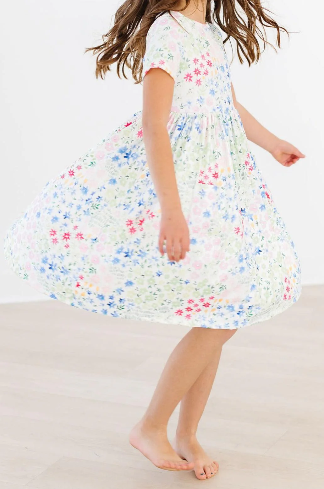 Mila & Rose Sunshine Meadows SS Pocket Twirl Dress