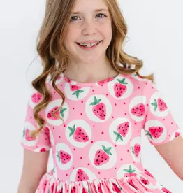 Mila & Rose Strawberry Fields S/S Pocket Twirl Dress