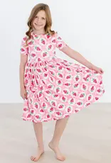 Mila & Rose Strawberry Fields S/S Pocket Twirl Dress