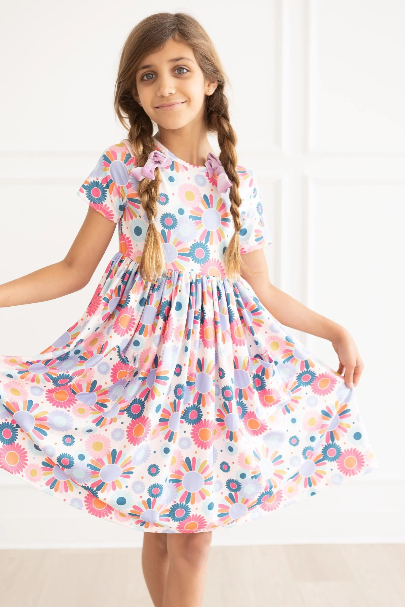 Mila & Rose Keep Growing S/S Pocket Twirl Dress