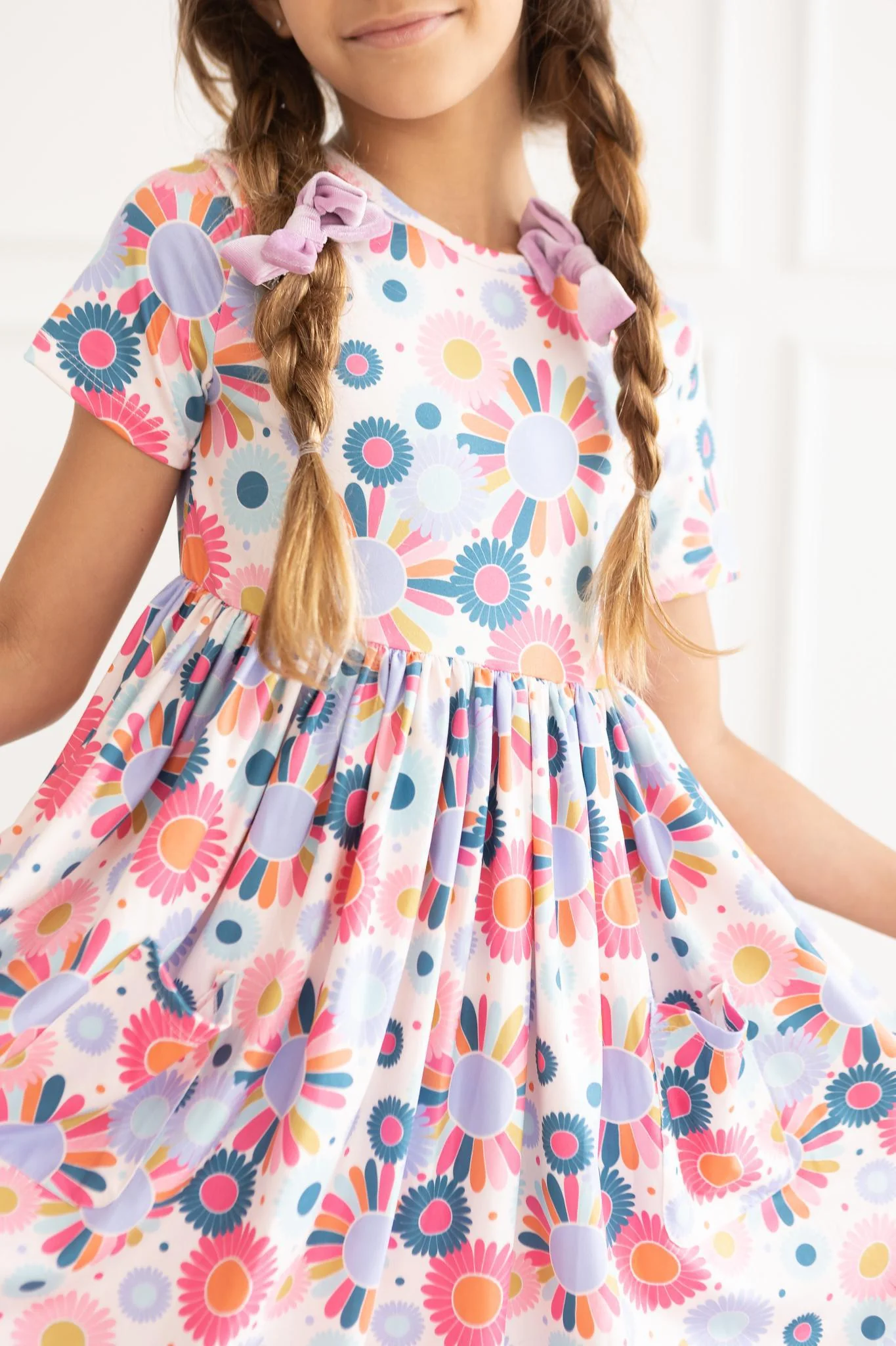 Mila & Rose Keep Growing S/S Pocket Twirl Dress