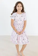 Mila & Rose Tee Time SS Pocket Twirl Dress