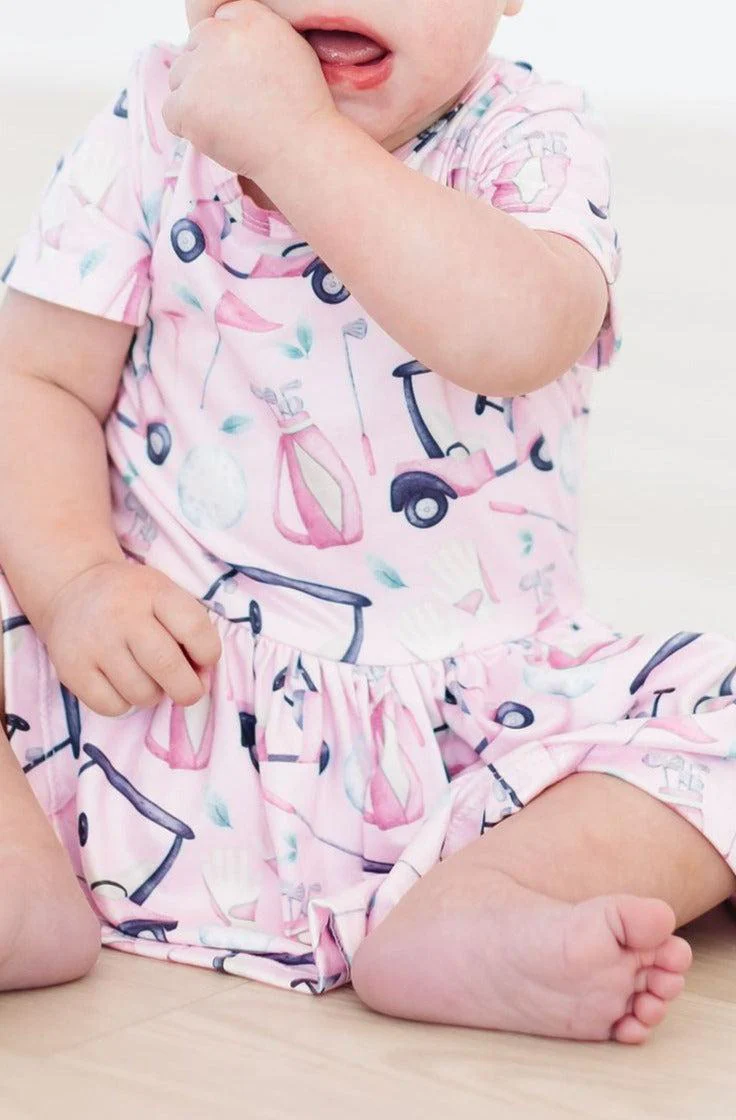 Mila & Rose Tee Time SS Twirl Bodysuit