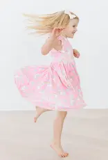 Mila & Rose My Little Unicorn Flutter Sleeve Twirl Dress