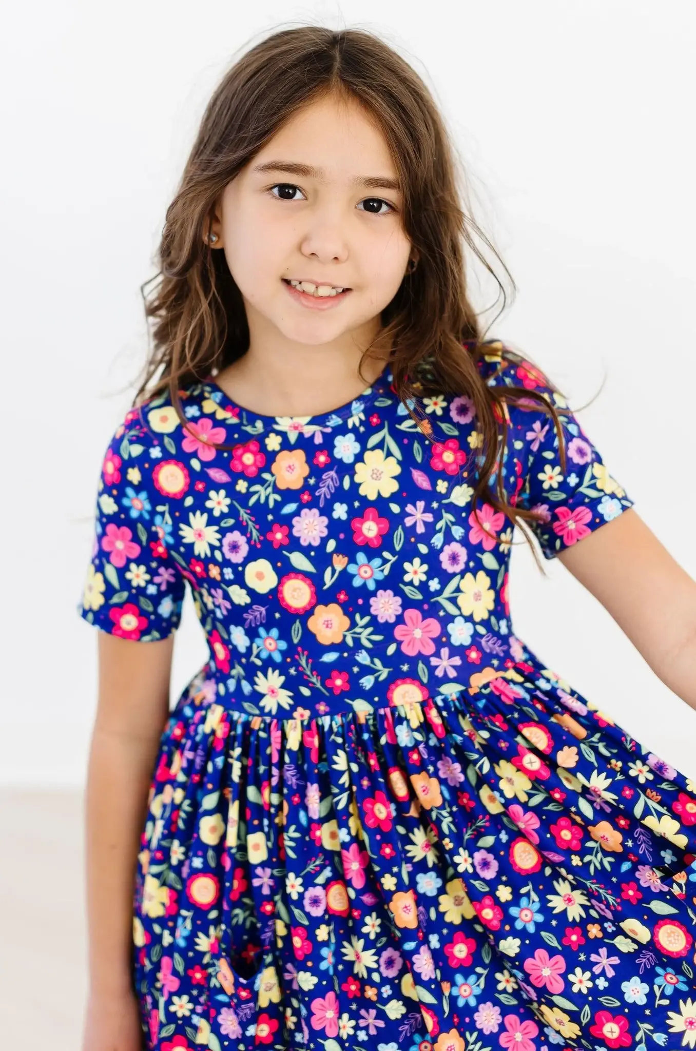 Mila & Rose Pick a Posy SS Pocket Twirl Dress
