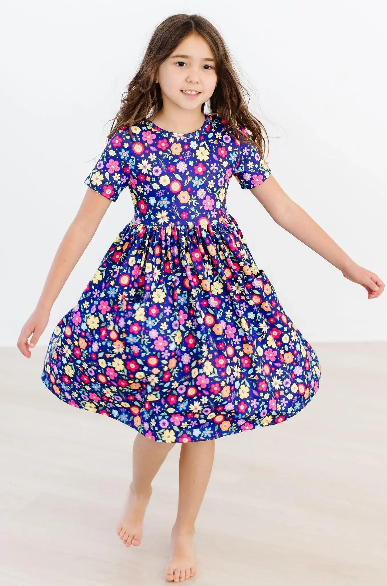 Mila & Rose Pick a Posy SS Pocket Twirl Dress