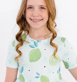 Mila & Rose Key Lime Cutie S/S Pocket Twirl Dress