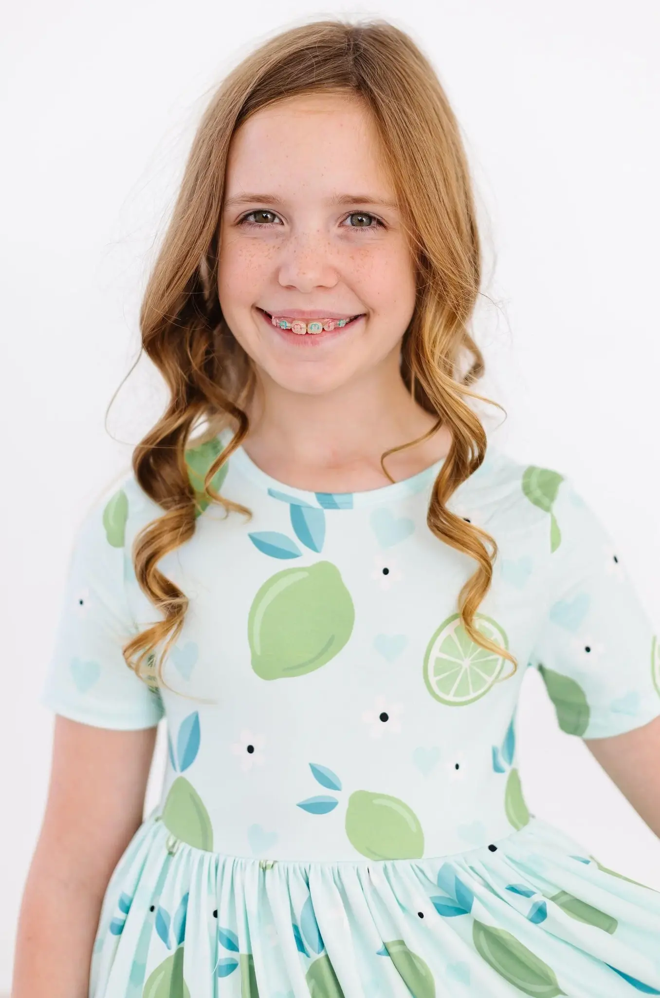 Mila & Rose Key Lime Cutie S/S Pocket Twirl Dress