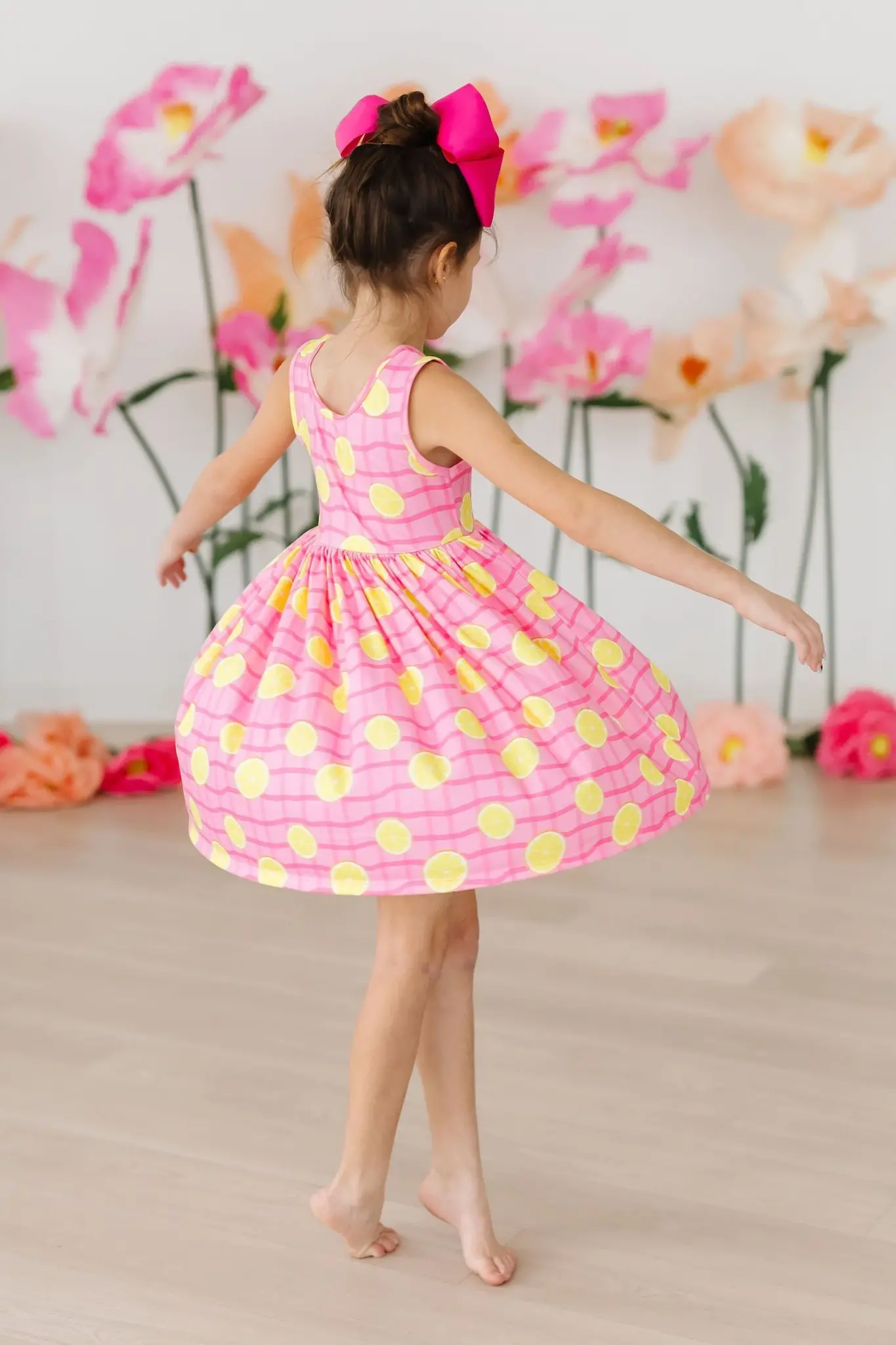 Mila & Rose Pink Lemonade Tank Twirl Dress