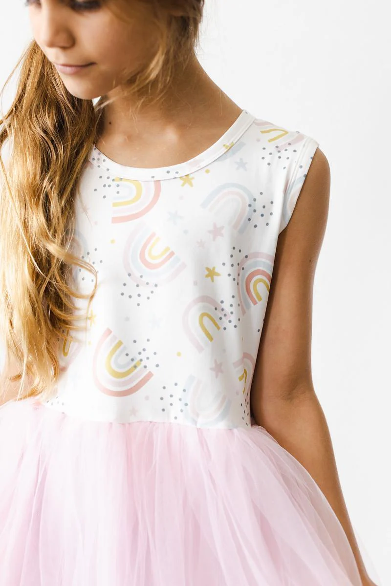 Mila & Rose Over the Rainbow Tank Tutu Dress