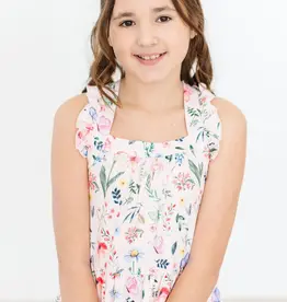 Mila & Rose Butterfly Meadows Ruffle Cross Back Dress
