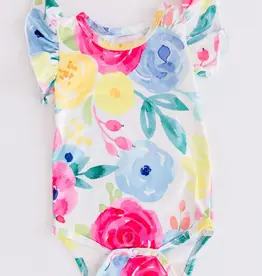 Mila & Rose Rosie S/S Flutter Bodysuit